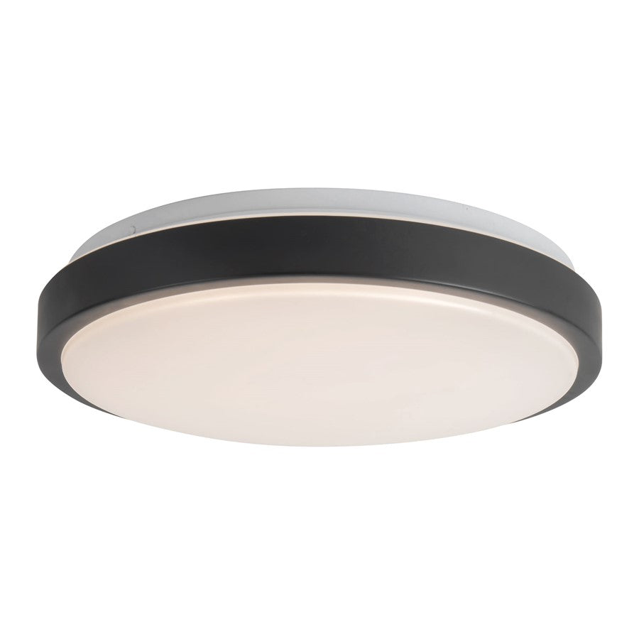 Kuzco Yanis 16" Blk Dim LED Flush Mount, Blk - FM0713316BK