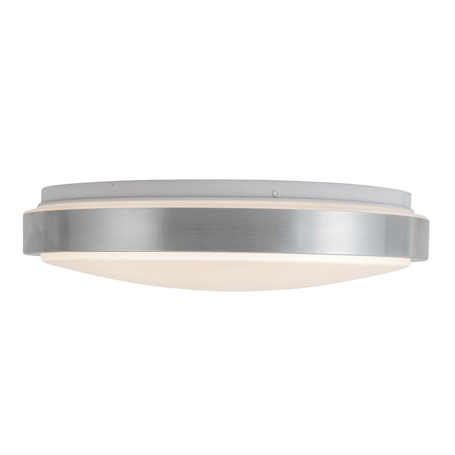 Kuzco Yanis 16" Brushed Nickel Dimmable LED Flush Mount, Brushed Nickel