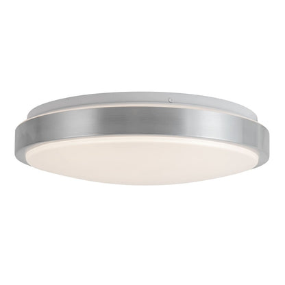 Kuzco Yanis 16" Brushed Nickel Dimmable LED Flush Mount, Brushed Nickel