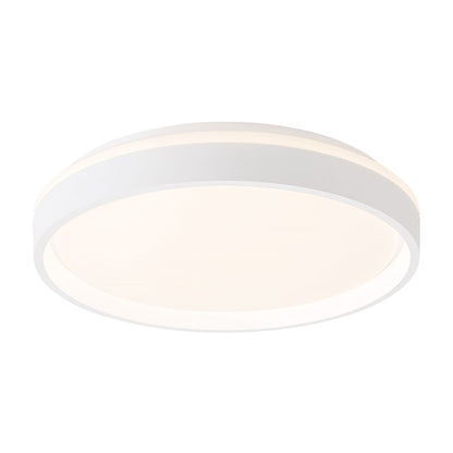 Kuzco Beanie 15" Wht Dimmable LED Flush Mount, White