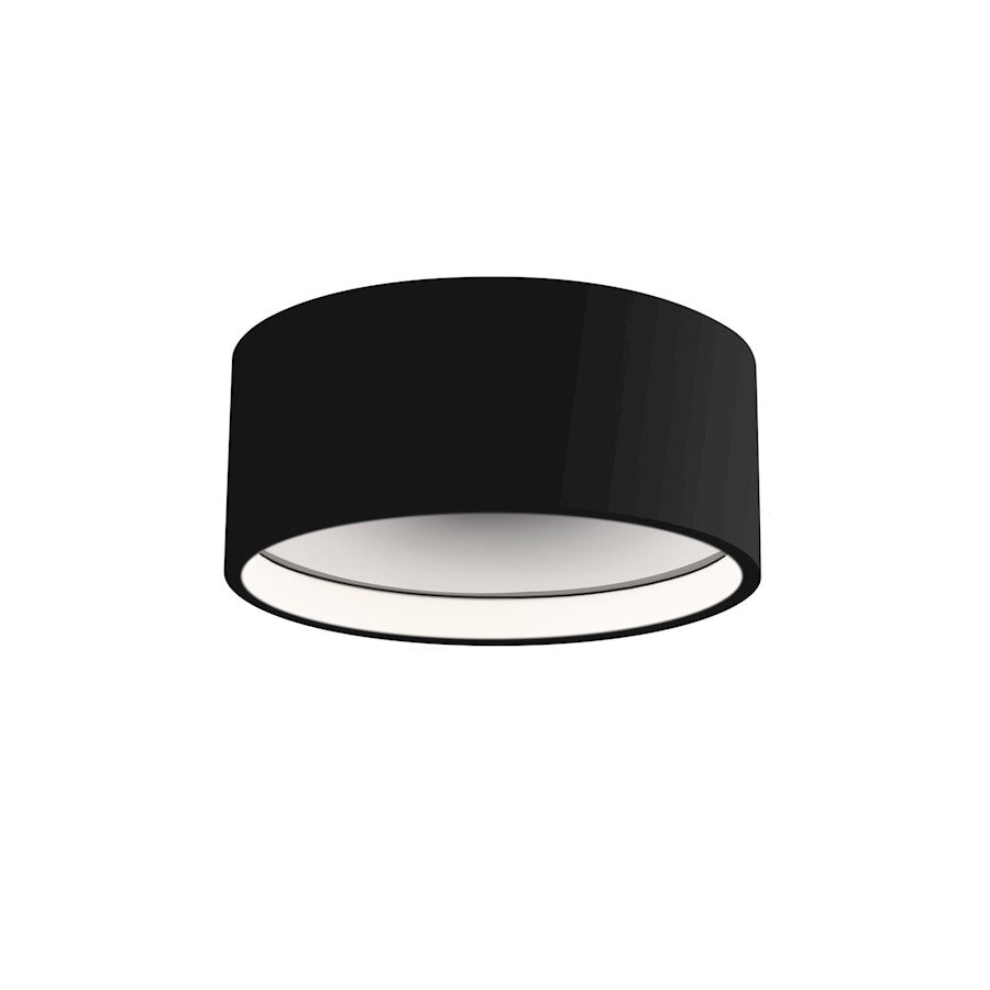 Kuzco Lucci 5" LED Flush Mount, Black/Frosted - FM10205-BK