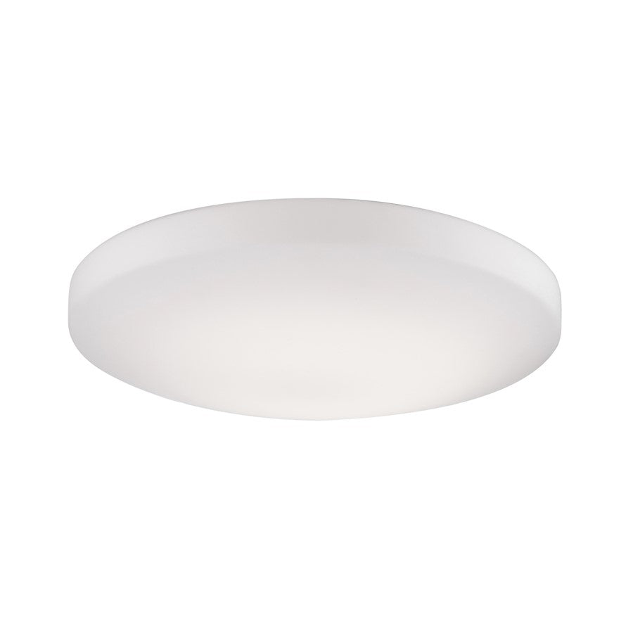 Kuzco Trafalgar 15" LED Flush Mount, White/Opal - FM11015-WH