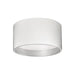 Kuzco Mousinni 14" LED Flush Mount, White/White Acrylic Diffuser - FM11414-WH