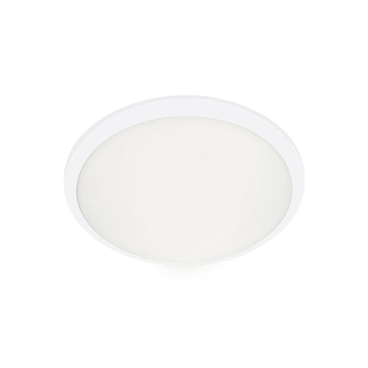 Kuzco Malta 12" LED Flush Mount, White/Opal - FM1512-WH