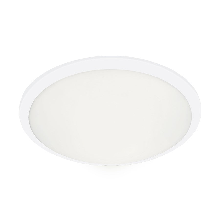 Kuzco Malta 15" LED Flush Mount, White/Opal - FM1515-WH