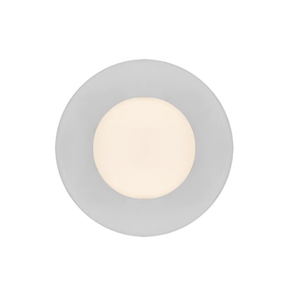 Kuzco Elixir 6" LED Flush Mount, Chrome/Steel Shade