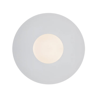 Kuzco Elixir 10" LED Flush Mount, Chrome/Steel Shade