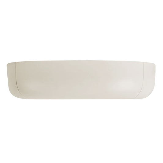 Kuzco Folio 15" Wht Dim LED Flush Mount, Pearl White - FM21514-PW