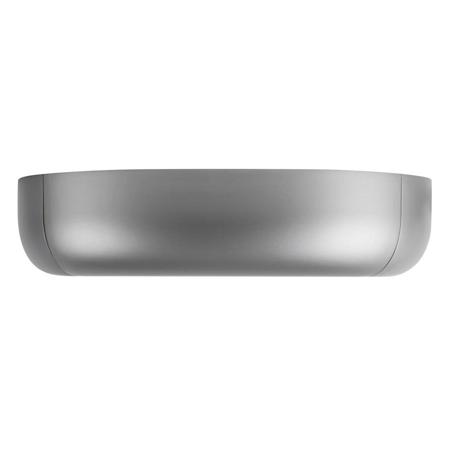 Kuzco Folio 15" Slvr Dim LED Flush Mount, Space Gray - FM21514-SPC