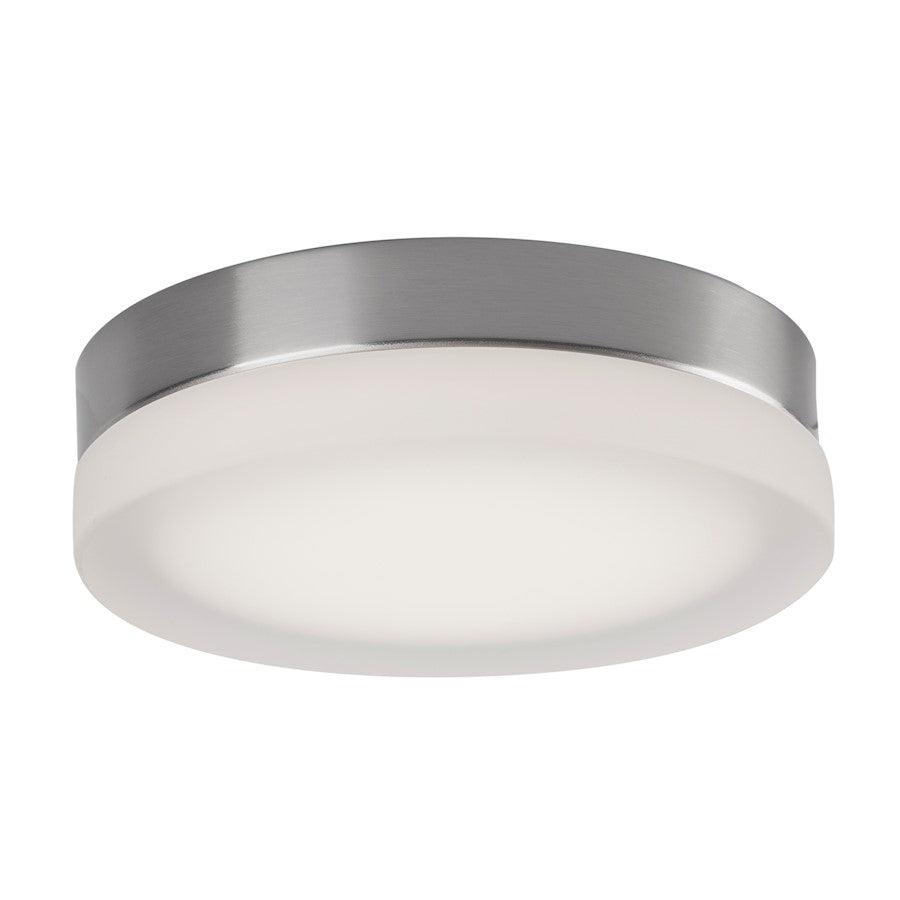 Kuzco Bedford 11" LED Flush Mount, Brushed Nickel/Frosted/Frosted - FM3511-BN