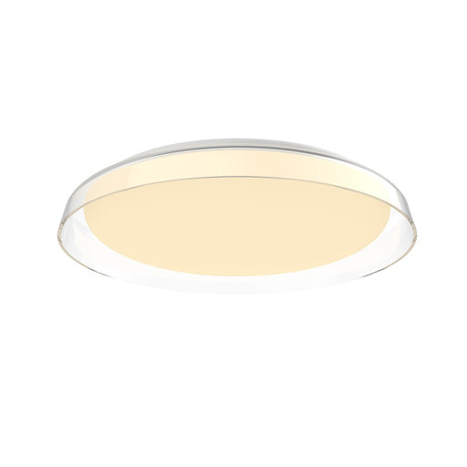 Kuzco Hampton 17" LED Flush Mount, Clear/Frosted Acrylic Diffuser - FM43117-CL