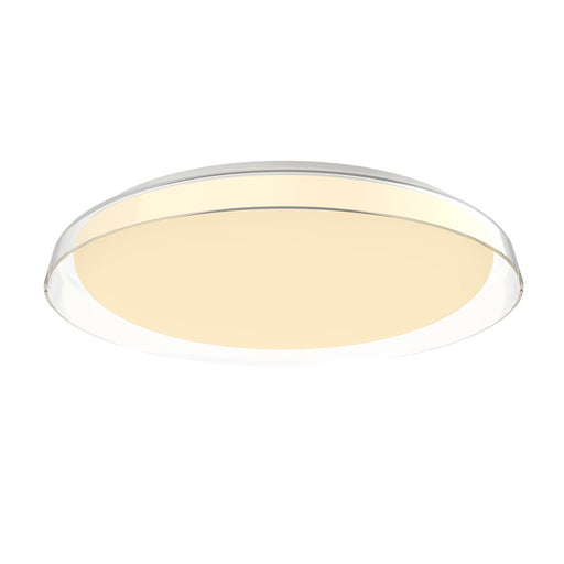 Kuzco Hampton 21" LED Flush Mount, Clear/Frosted Acrylic Diffuser - FM43121-CL
