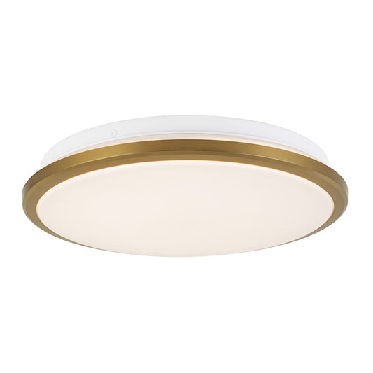 Kuzco Brook 11" Gold Dim LED Flush Mount, Brushed Gold - FM43311-BG