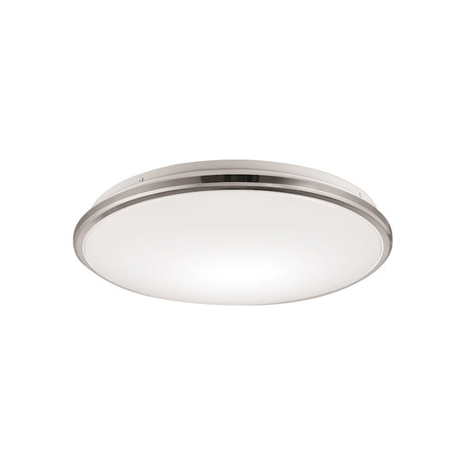 Kuzco Brook 11" LED Flush Mount, Chrome/Frosted Acrylic Diffuser - FM43311-CH