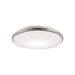 Kuzco Brook 11" LED Flush Mount, Chrome/Frosted Acrylic Diffuser - FM43311-CH