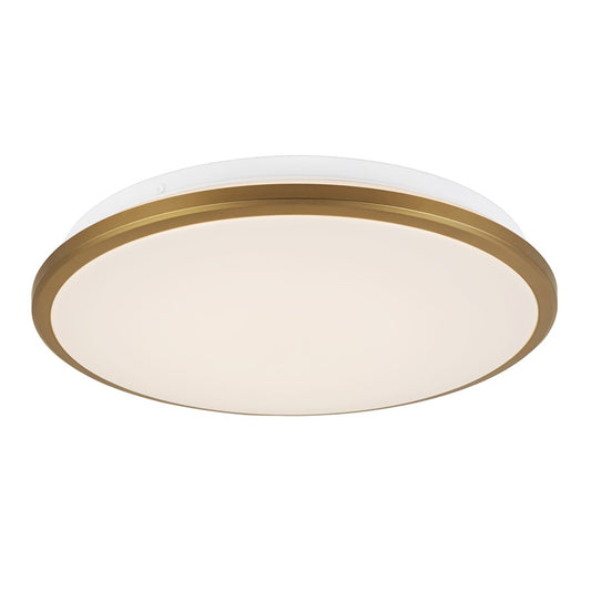 Kuzco Brook 13" Gold Dim LED Flush Mount, Brushed Gold - FM43313-BG-5CCT