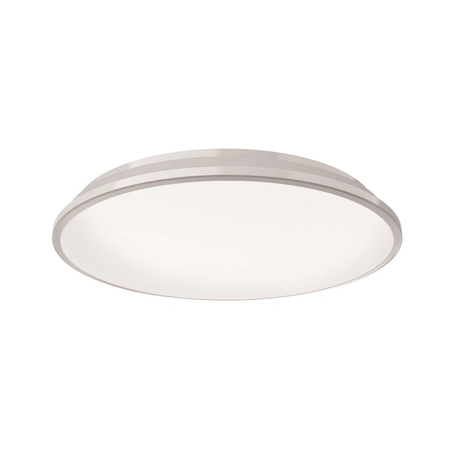 Kuzco Brook 13" LED Flush Mount, White/Frosted Acrylic Diffuser - FM43313-WH