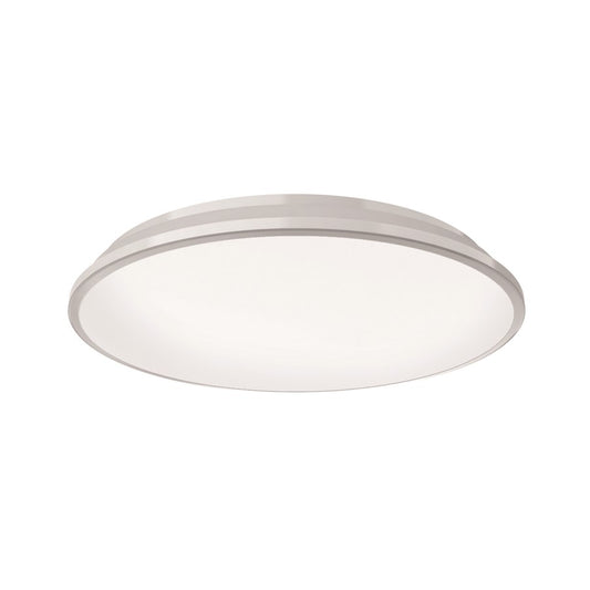 Kuzco Brook 13" LED Flush Mount, White/Frosted Acrylic Diffuser - FM43313-WH