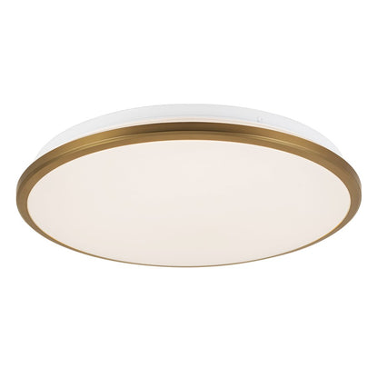 Kuzco Brook 15" Gold Dim LED Flush Mount, Brushed Gold - FM43315-BG-5CCT