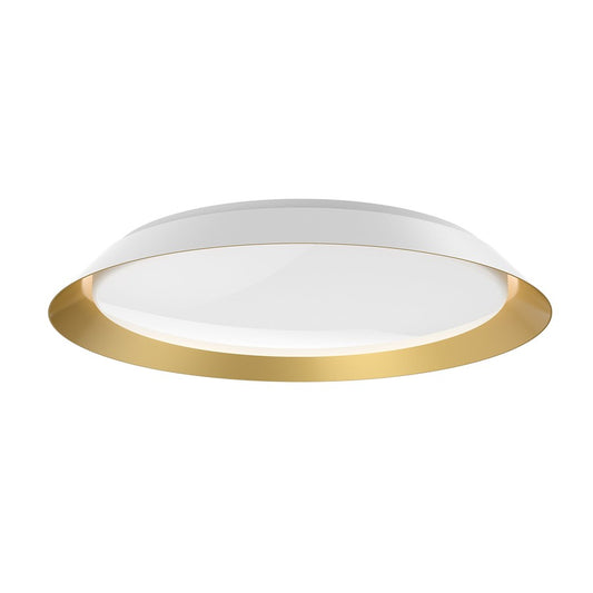 Kuzco Jasper 23" LED Flush Mount, White/Gold - FM43423-WH-GD-5CCT