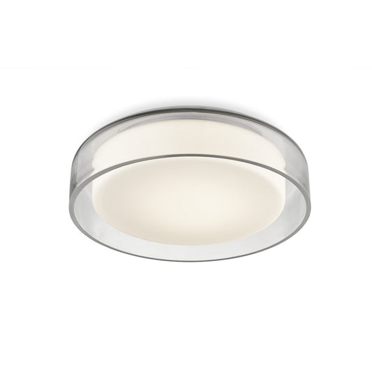 Kuzco Aston 10" LED Flush Mount, Clear/Opal - FM48610