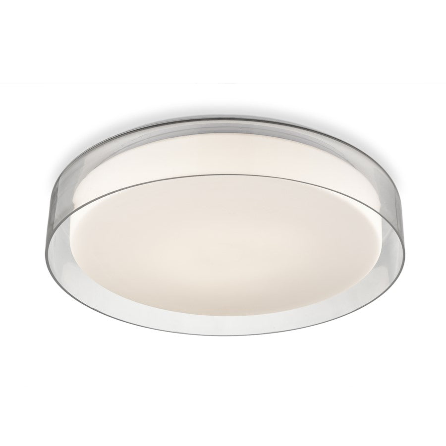 Kuzco Aston 18" LED Flush Mount, Clear/Opal, 5CCT - FM48618-5CCT