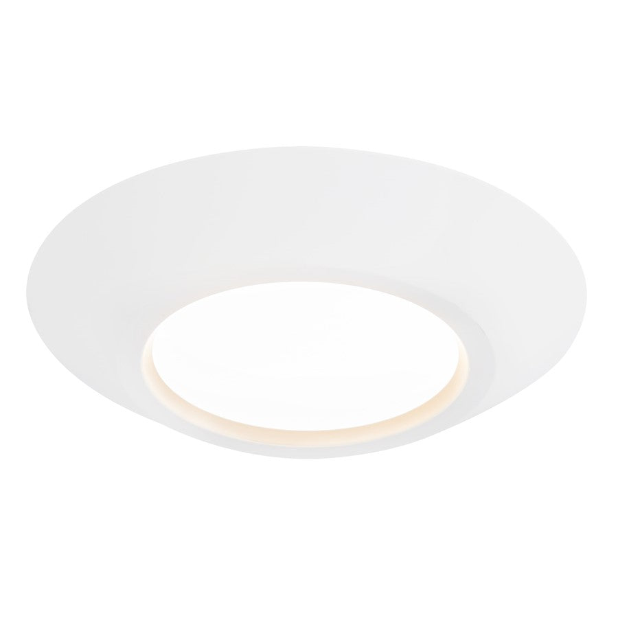 Kuzco Weylo 5" Wht Dimmable LED Flush Mount, White