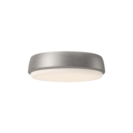 Alora Mood Laval 9" LED Flush Mount, Brushed Nickel/Frosted Acrylic - FM503509BN