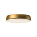 Alora Mood Laval 11" LED Flush, Gold/Frost Acrylic, 5CCT - FM503611AG-5CCT