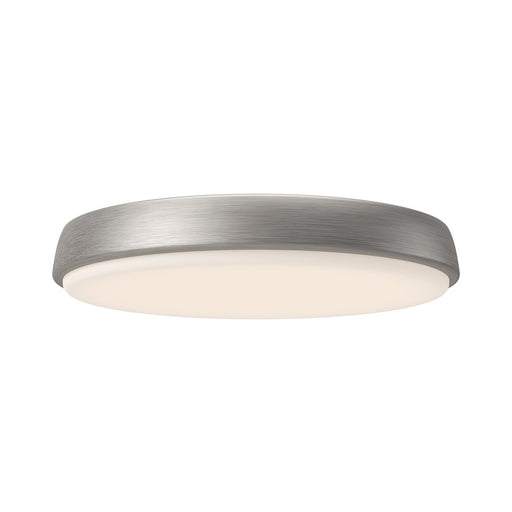 Alora Mood Laval 15" LED Flush Mount, Nickel/Frosted Acrylic - FM503715BN