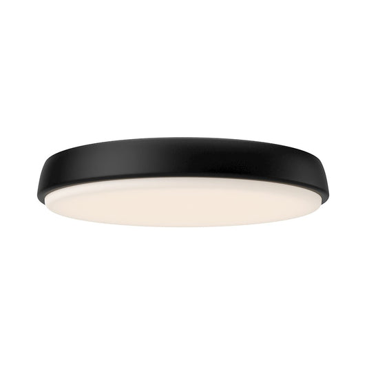 Alora Mood Laval 15" LED Flush, Black/Frost Acrylic, 5CCT - FM503715MB-5CCT