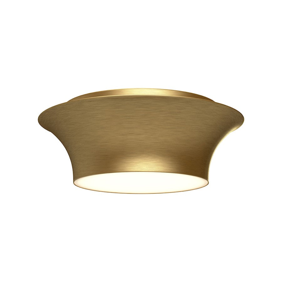 Alora Mood Emiko 2 Light 12" Flush Mount, Brushed Gold/Frosted - FM523013BG