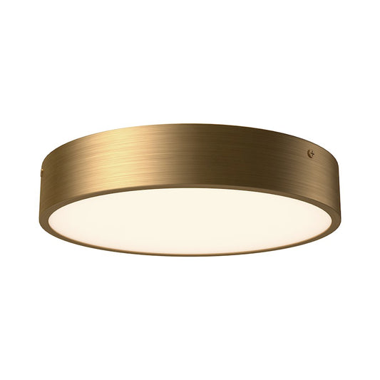 Alora Mood Adelaide 11" LED Flush, Aged Gold/Frost, 5CCT - FM554011AG-5CCT