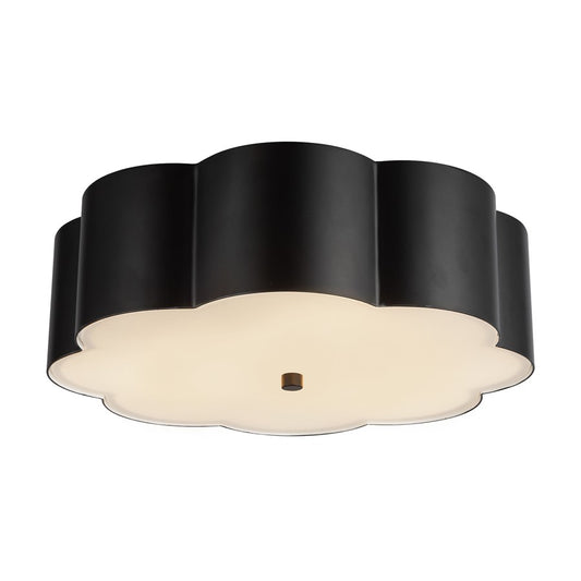 Kuzco Blossom 14" Socket Flush Mount, Matte Black - FM603314MB