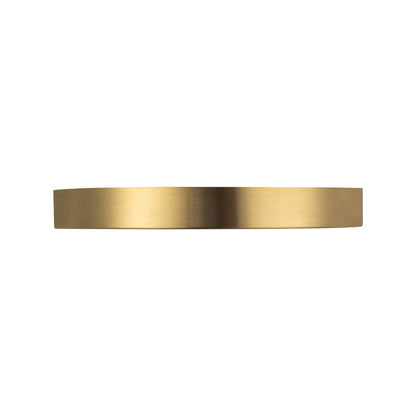 Kuzco Evelyn 7" Gold Dimmable LED Flush Mount, Brushed Gold/Alabaster
