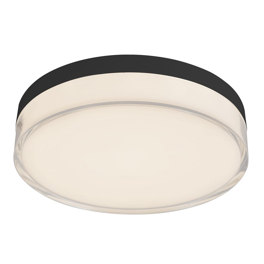 Kuzco Quara 7" Black Dimmable LED Flush Mount, Black