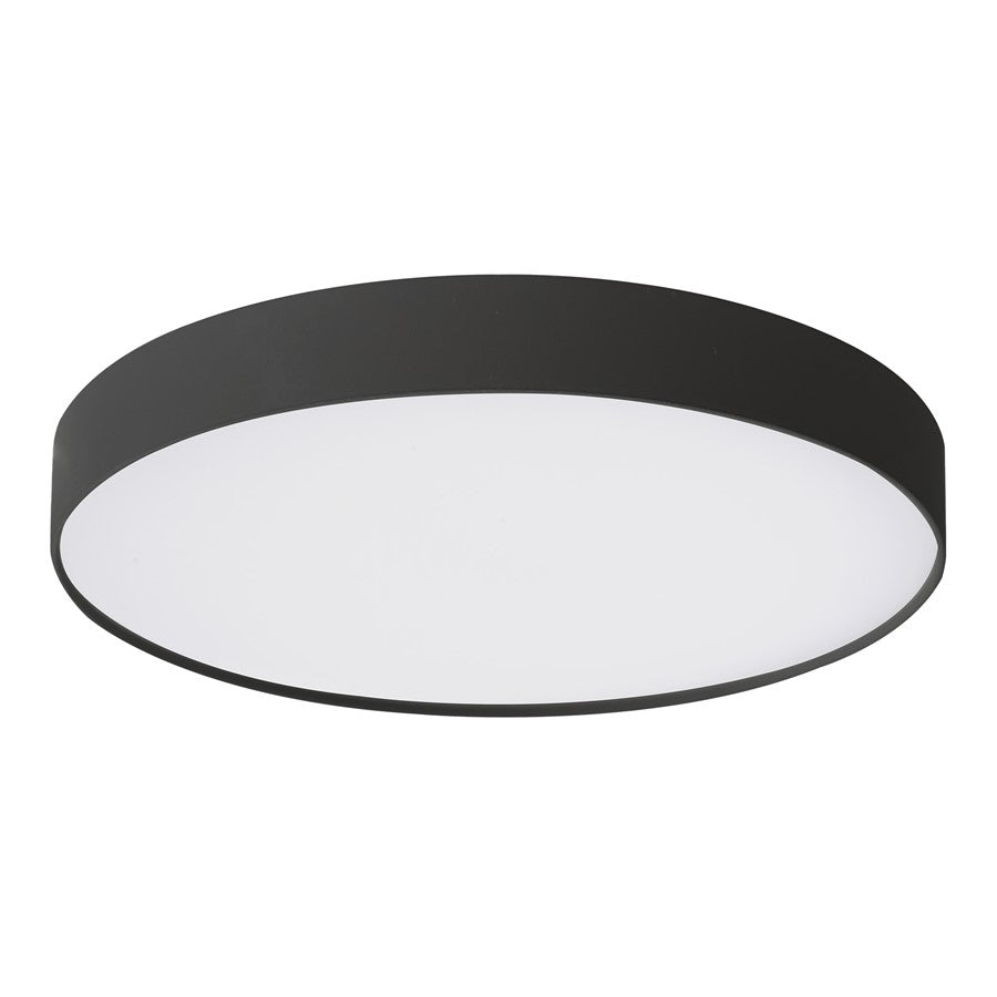 Kuzco Rynn 7" Black Dimmable LED Flush Mount, Black