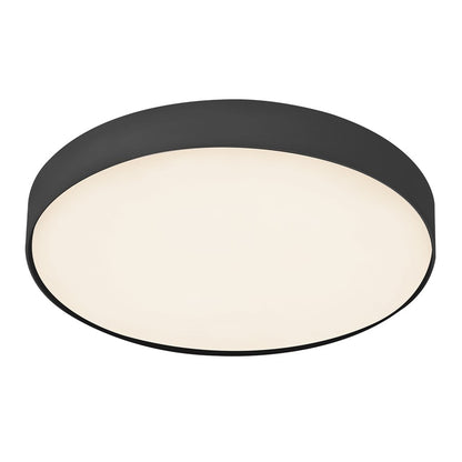 Kuzco Rynn 7" Black Dimmable LED Flush Mount, Black