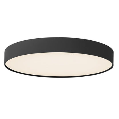 Kuzco Rynn 7" Black Dimmable LED Flush Mount, Black