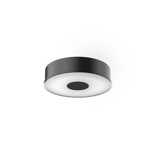 Kuzco Parker 10" LED Flush Mount, Black/Frosted - FM7610-BK