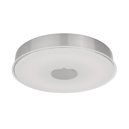 Kuzco Parker 16" LED Flush, Brushed Nickel/Frost/5CCT, 5CCT - FM7616-BN-5CCT