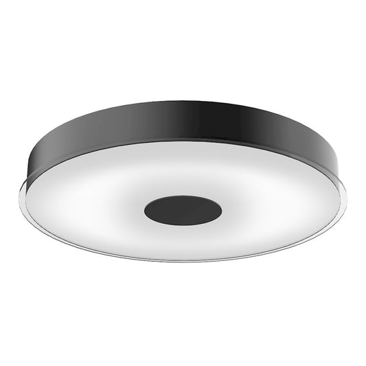 Kuzco Parker 20" LED Flush Mount, Black/Frosted - FM7620-BK