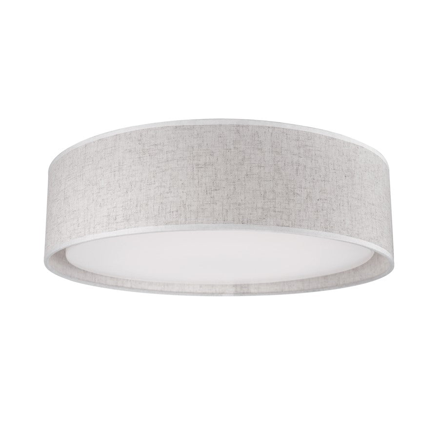 Kuzco Dalton 16" LED Flush Mount, Beige/White Acrylic Diffuser - FM7916-BE