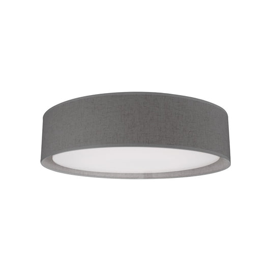 Kuzco Dalton 20" LED Flush Mount, Gray/White Acrylic Diffuser - FM7920-GY