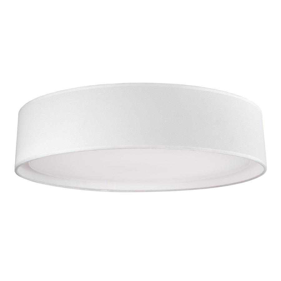 Kuzco Dalton 20" LED Flush Mount, White/White Acrylic Diffuser - FM7920-WH