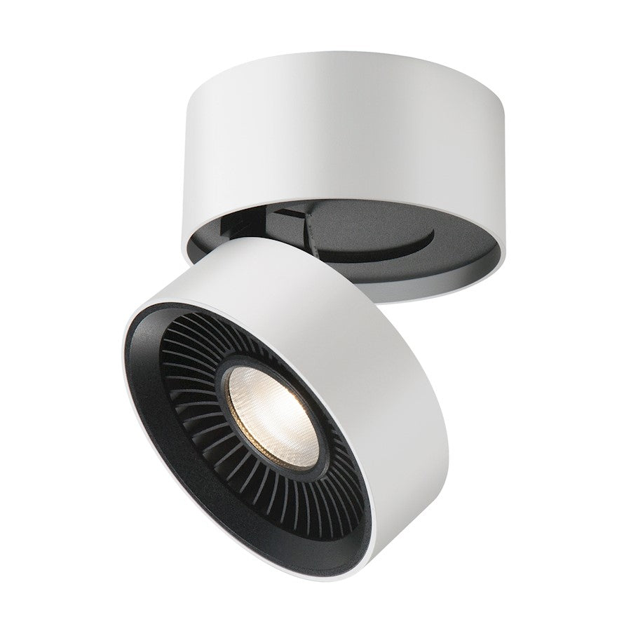 Kuzco Solo 5" LED Flush Mount, White/Frosted Acrylic Diffuser - FM9405-WH-UNV