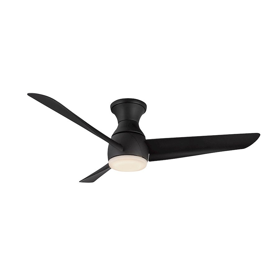 Kuzco Thalia 54" LED Hugger Fan, Matte Black/Frosted Polymeric Lens - HF91954-MB