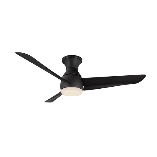 Kuzco Thalia 54" LED Hugger Fan, Matte Black/Frosted Polymeric Lens - HF91954-MB