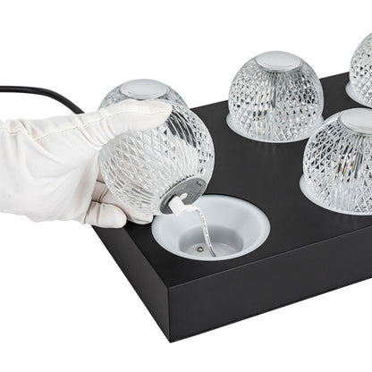 Kuzco Marni 8-unit Charging Station, Black