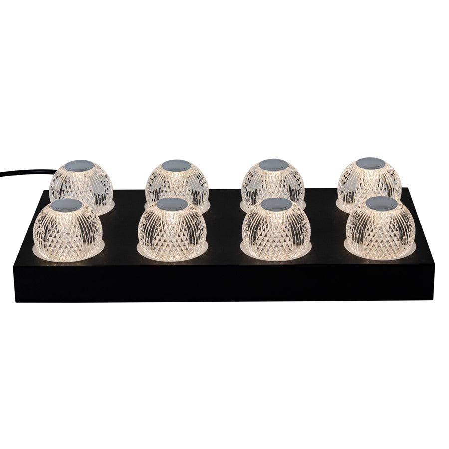 Kuzco Marni 8-unit Charging Station, Black
